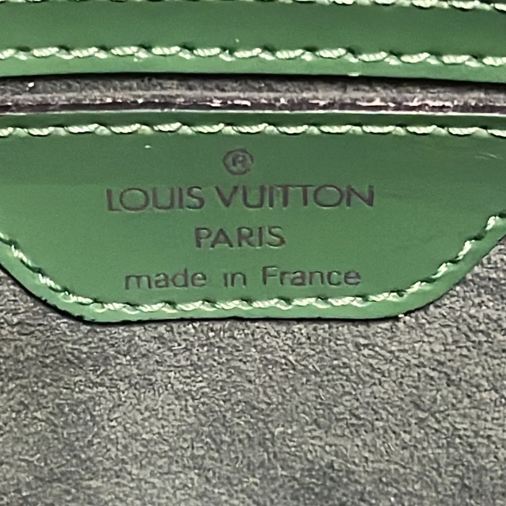 Louis Vuitton Epi Green St Jacques Handbag